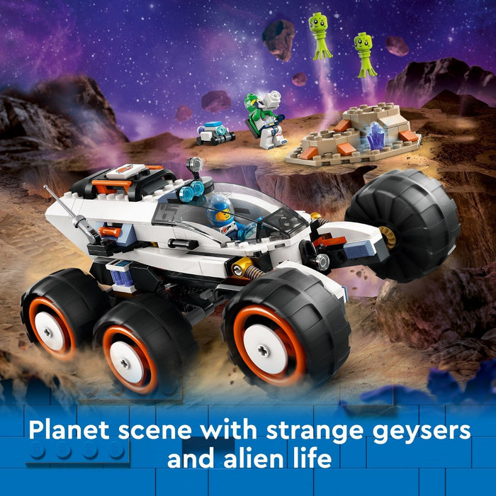 LEGO City Space Explorer Rover and Alien Life Pretend Play Toy 60431