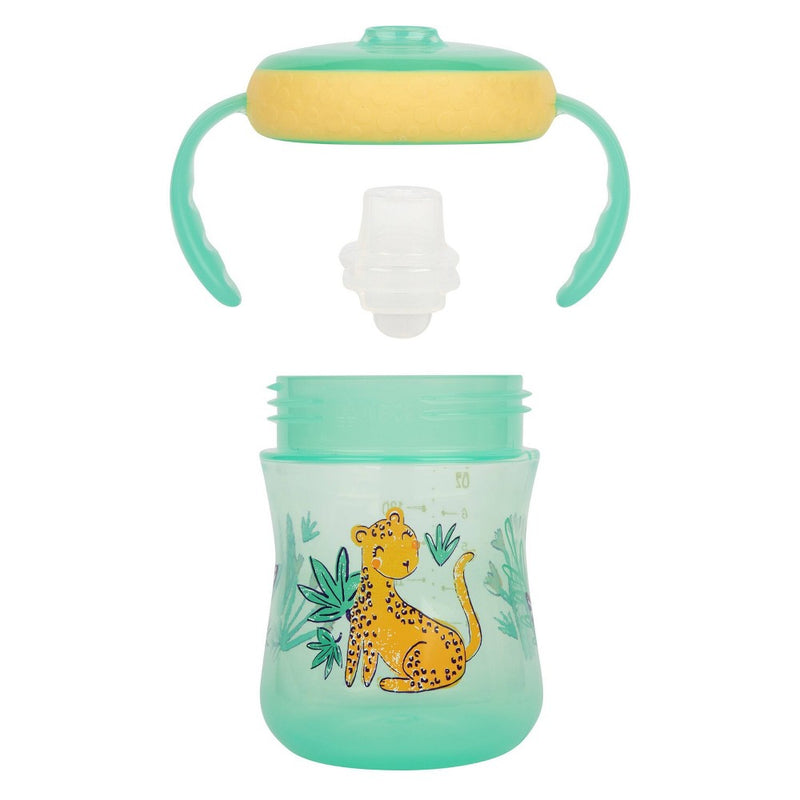 The First Years Soft Spout Trainer Cups - Rainforest - 2pk/7oz