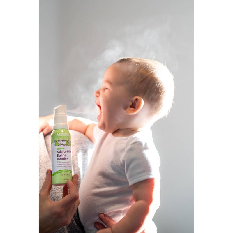 Boogie Wipes Micro Mist Saline Inhaler - 1.7 fl oz