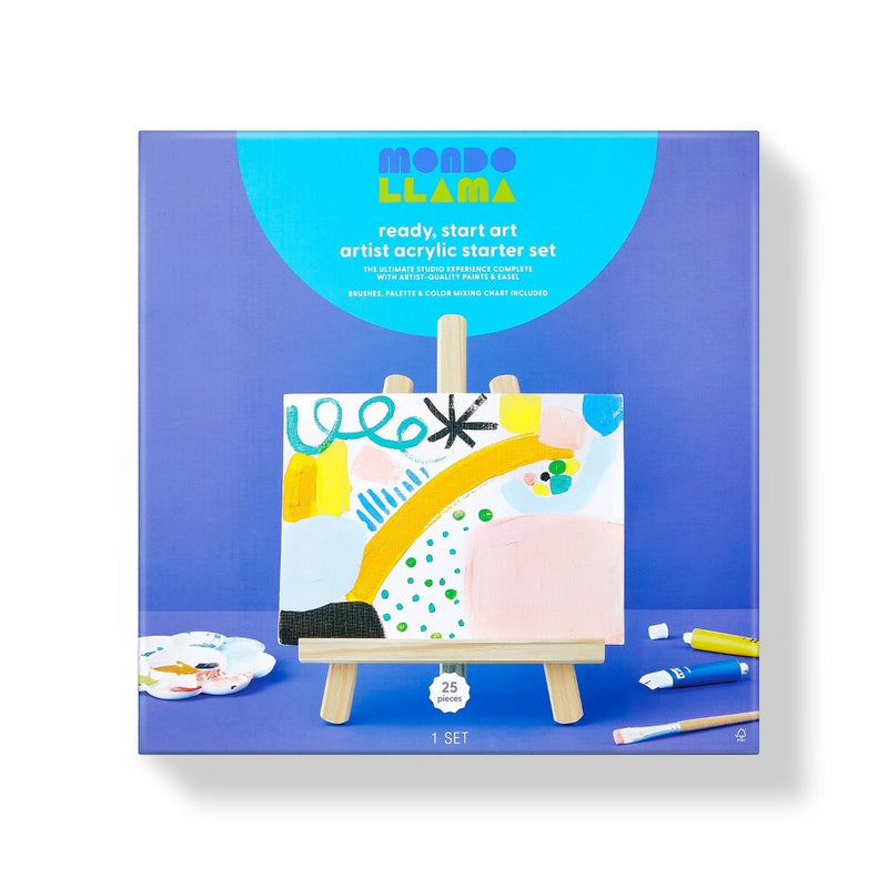 25pc Artist Acrylic Starter Set - Mondo Llama