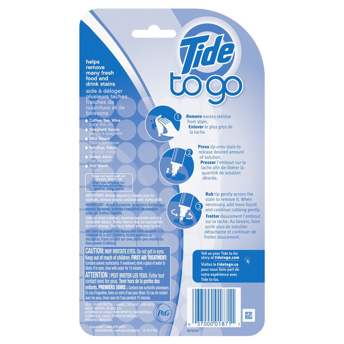 Tide To Go Stain Remover Pen - 3ct/1.01 fl oz