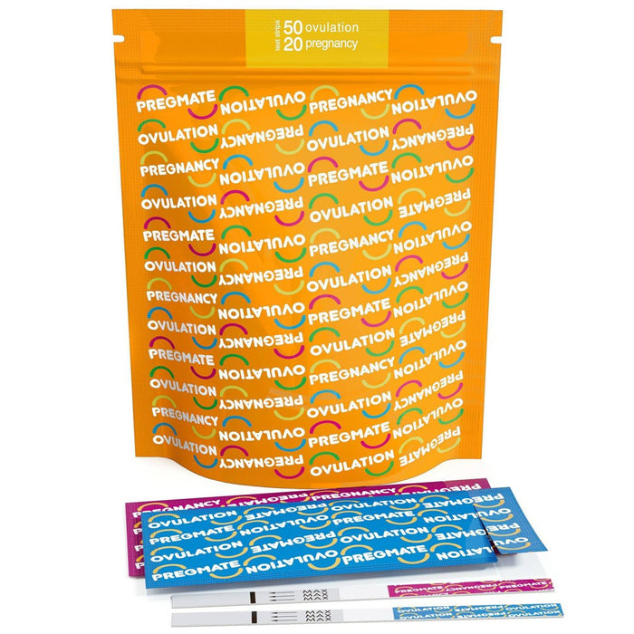 Pregmate 50 Ovulation and 20 Pregnancy Test Strips
