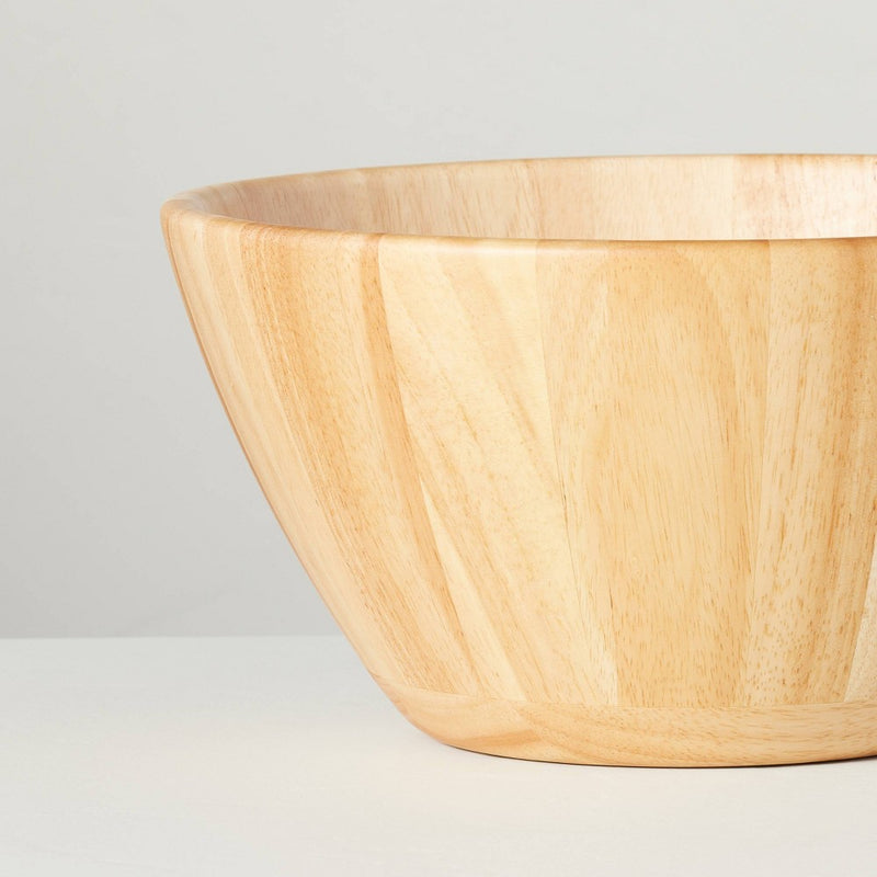 191oz Wooden Serving Bowl Natural - Hearth & Hand with Magnolia