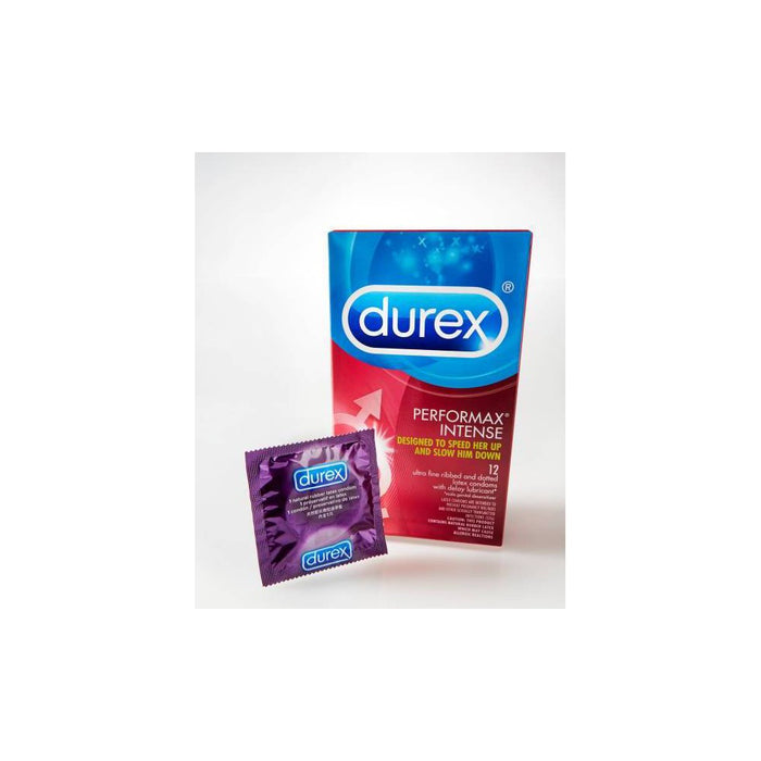 Durex Performax Intense Ultra Thin Lube Condoms - 12ct