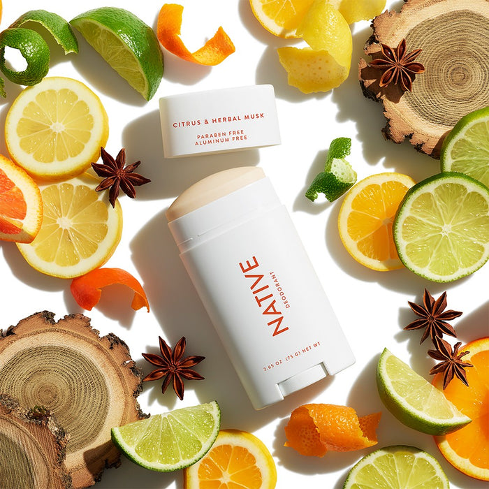 Native Deodorant - Citrus & Herbal Musk - Aluminum Free - 2.65 oz