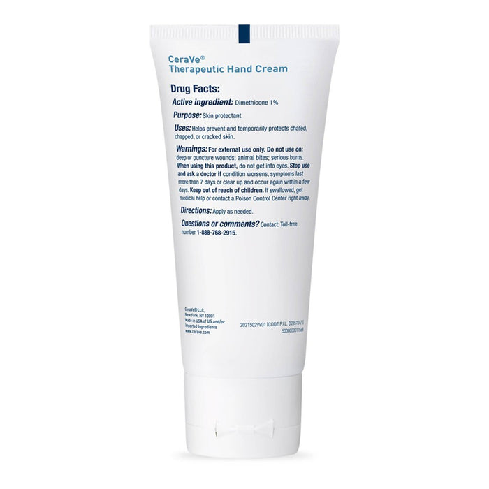 CeraVe Therapeutic Hand Cream for Dry Cracked Hands Unscented - 3oz