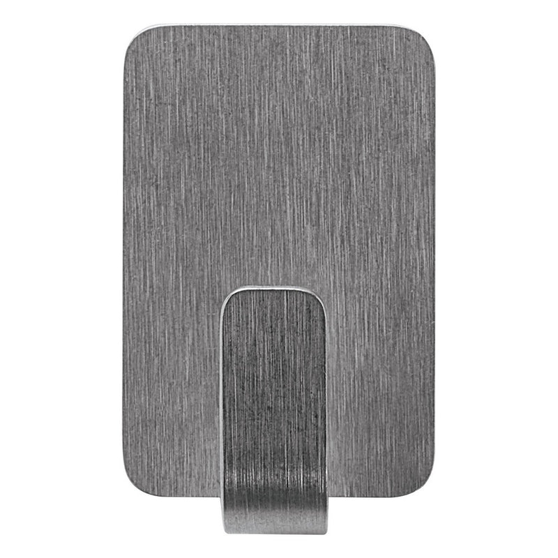 Command Small Sized Metal Decorative Hooks Stainless Steel