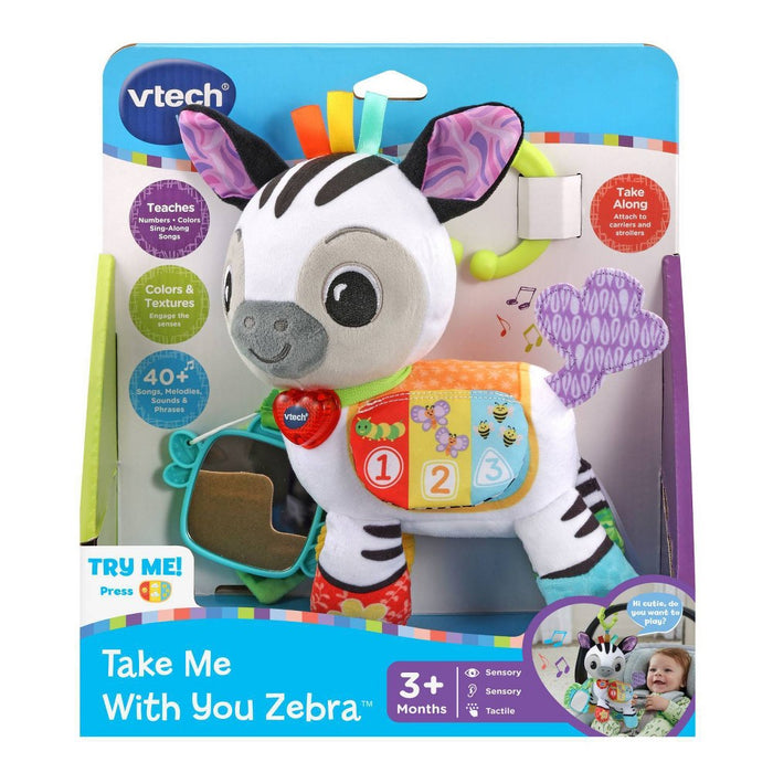 VTech Sensory Safari Baby Learning Toy - Zebra