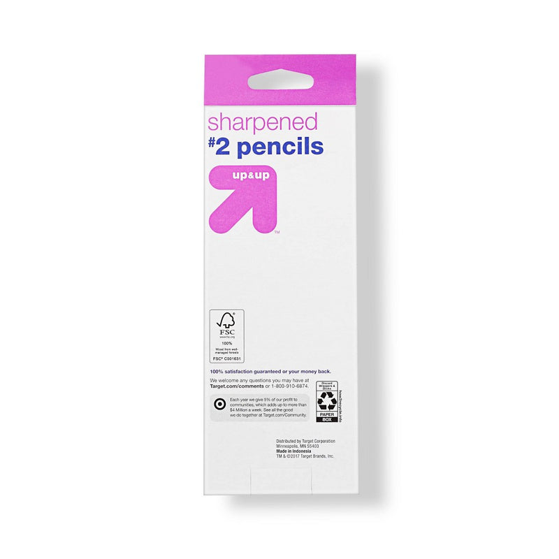 Sharpened #2 Wood Pencils 40ct - up & up