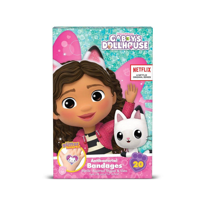 Gabby's Dollhouse License Adhesive Bandages - 20ct