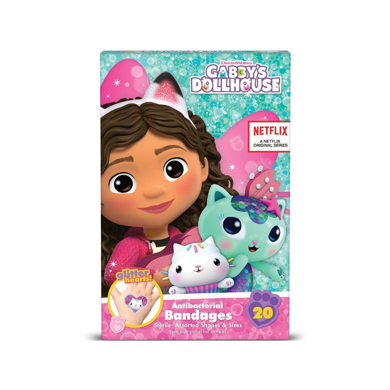 Gabby's Dollhouse License Adhesive Bandages - 20ct