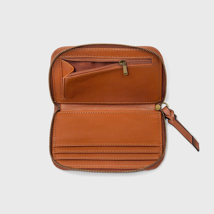Small Zip Wallet - Universal Thread Brown