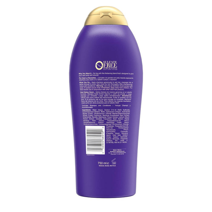 OGX Extra Strength Biotin and Collagen Shampoo - 25.4 fl oz