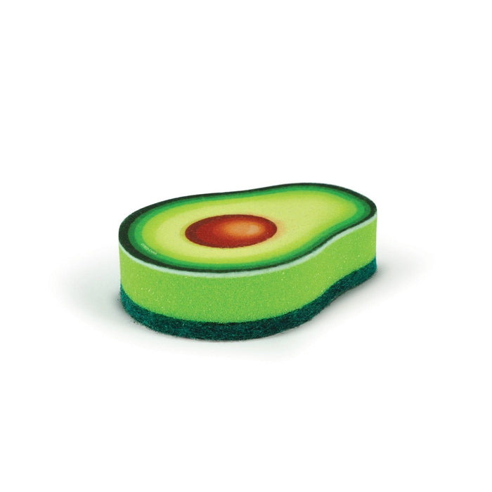 Avocado Shaped Cleaning Sponge Light Green