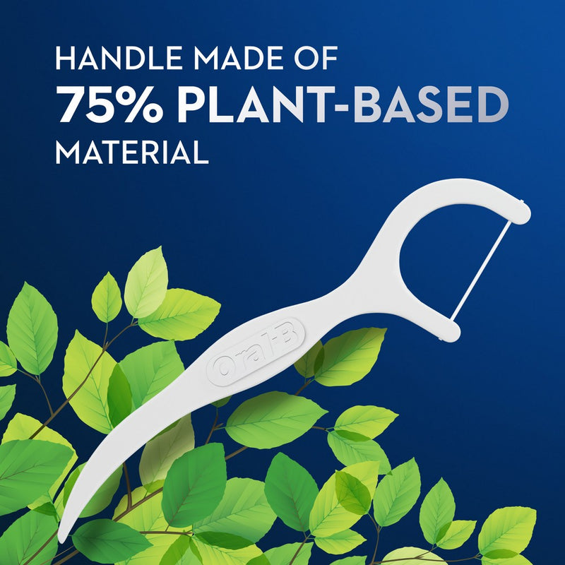 Oral-B Eco Dental Floss Picks - Sustainable Mint - 75ct