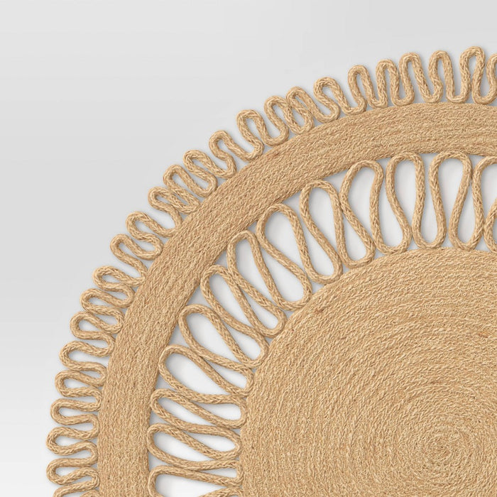 Jute Decorative Charger Brown - Threshold