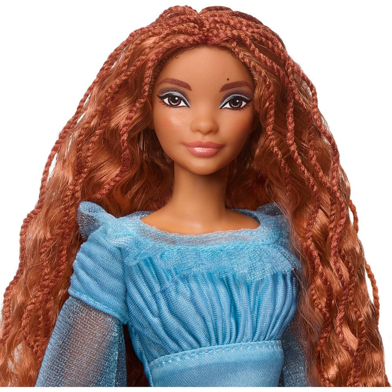 Disney The Little Mermaid Ariel Doll on Land in Signature Blue Dress