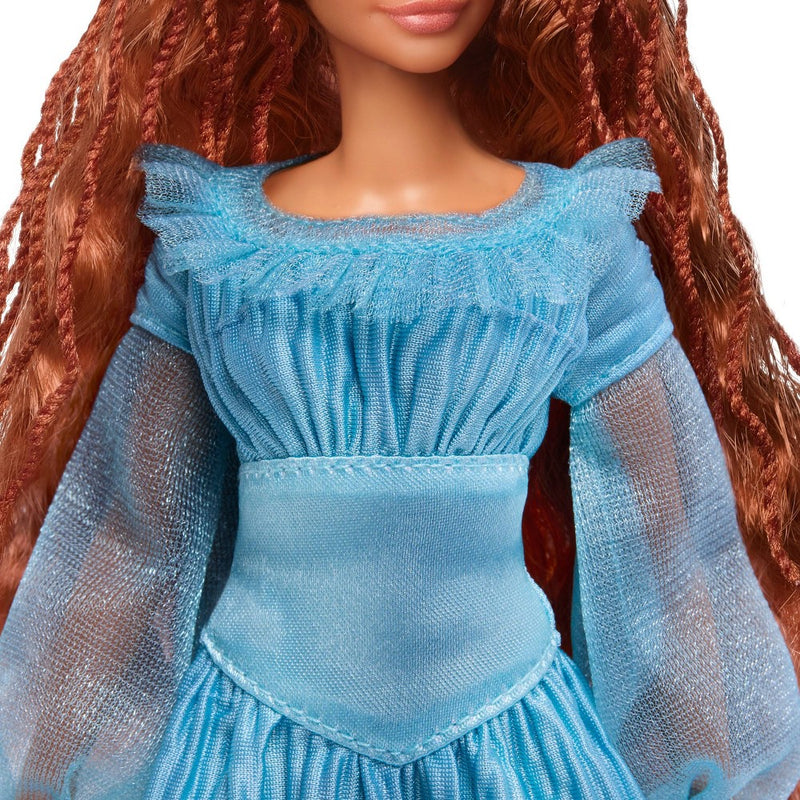 Disney The Little Mermaid Ariel Doll on Land in Signature Blue Dress