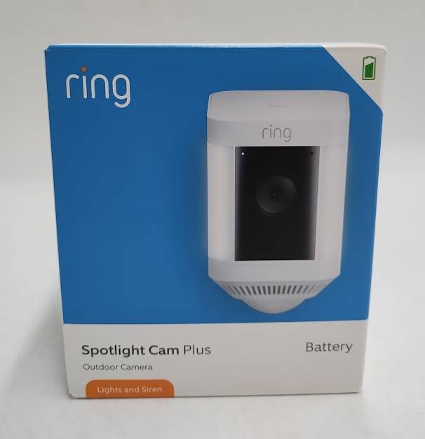 Ring Spotlight Cam Plus (Battery) - White