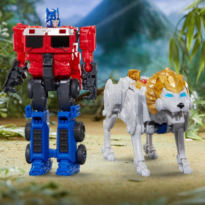 Transformers Beast Alliance Optimus Prime and Lionblade Action Figure Set - 2pk