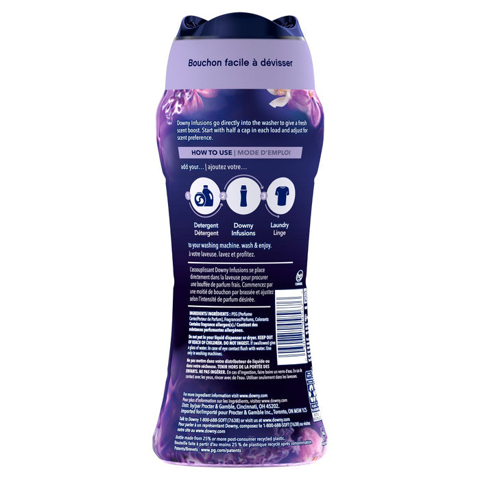 Downy Infusions Calm Lavender & Vanilla Bean Scent In-Wash Booster Beads - 12.2oz