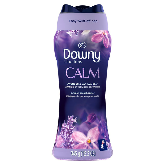 Downy Infusions Calm Lavender & Vanilla Bean Scent In-Wash Booster Beads - 12.2oz
