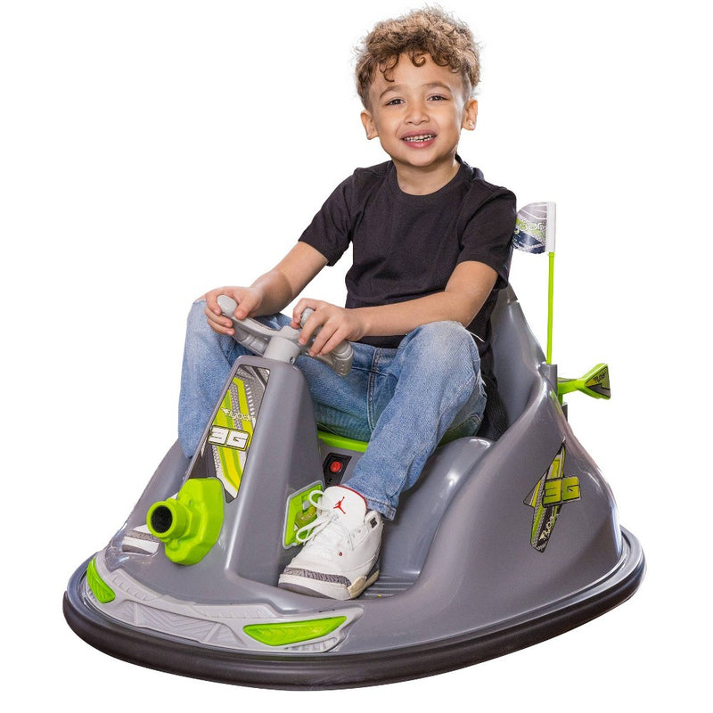 Flybar Blaster Bumper Powered Ride-On Car - Gray (LOCAL PICKUP ONLY)
