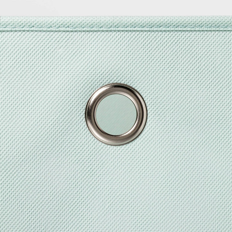 11" Fabric Cube Storage Bin Mint - Room Essentials