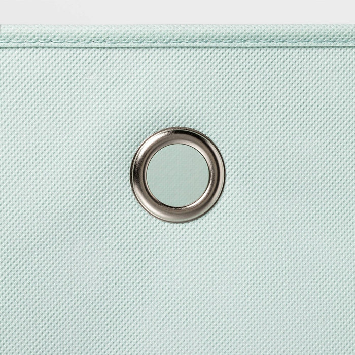 11" Fabric Cube Storage Bin Mint - Room Essentials