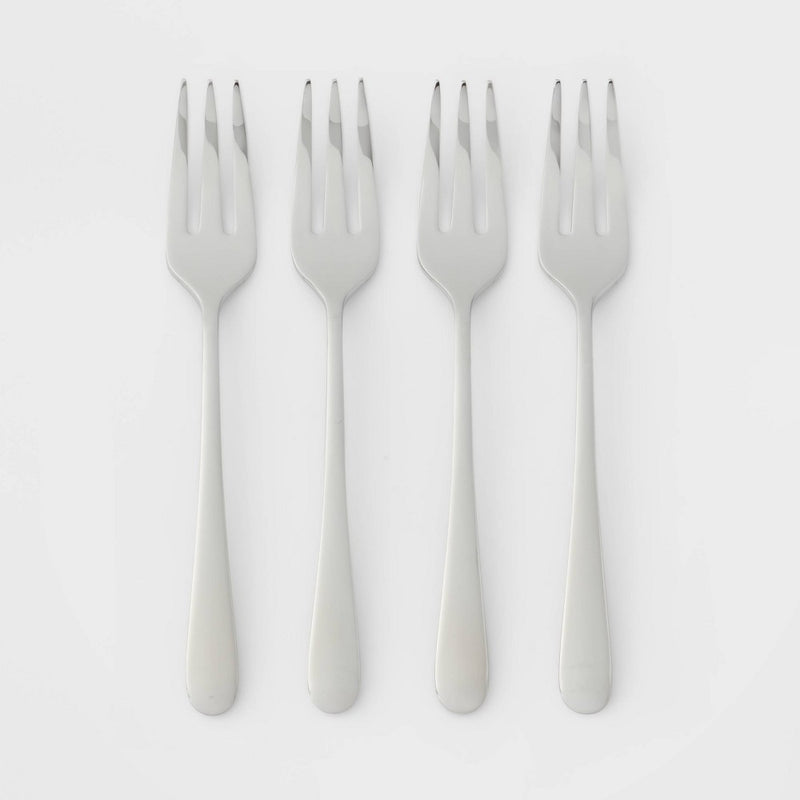 4pc Harrington Mirrored Cocktail Fork Set - Threshold
