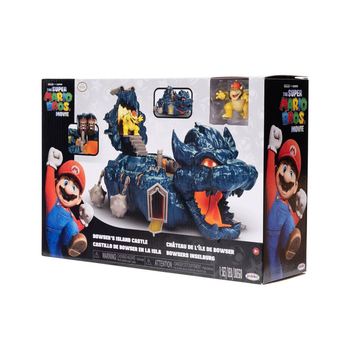 Nintendo The Super Mario Bros. Movie Bowser's Island Castle Playset