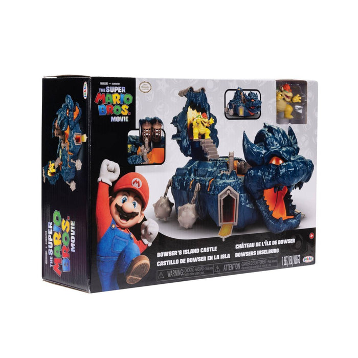 Nintendo The Super Mario Bros. Movie Bowser's Island Castle Playset