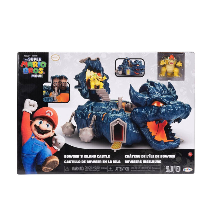 Nintendo The Super Mario Bros. Movie Bowser's Island Castle Playset