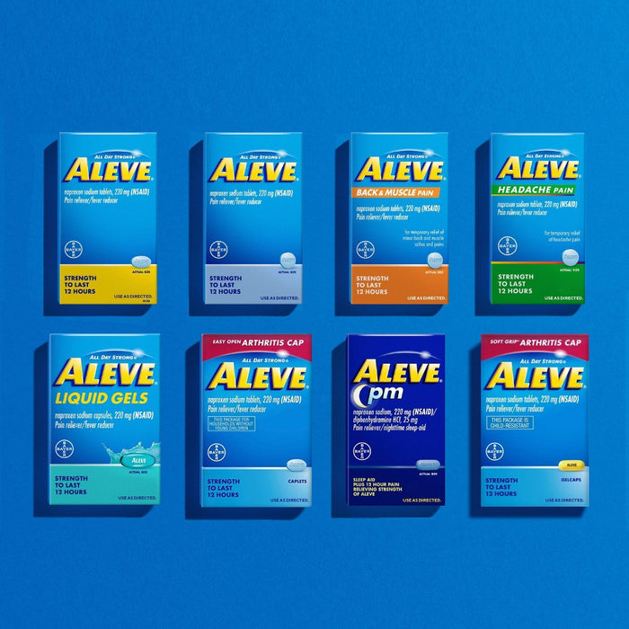 Aleve Naproxen Sodium Arthritis Pain Reliever & Fever Reducer Tablets (NSAID) - 90ct