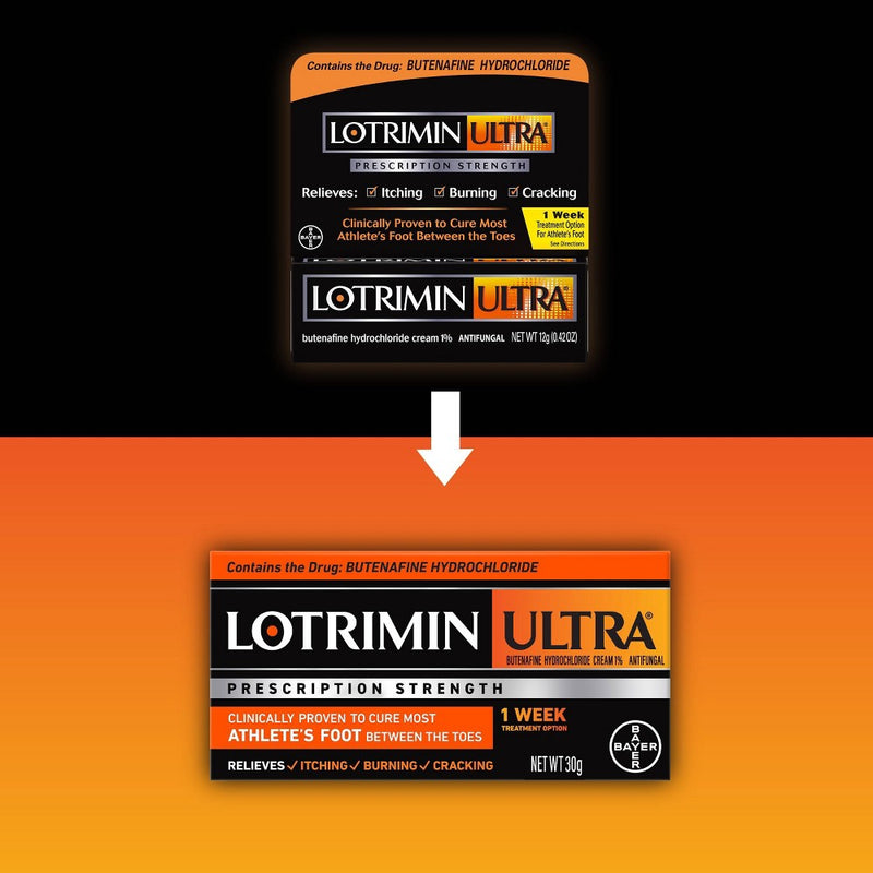Lotrimin Ultra Antifungal Cream Athlete's Foot Treatment - 1.1oz