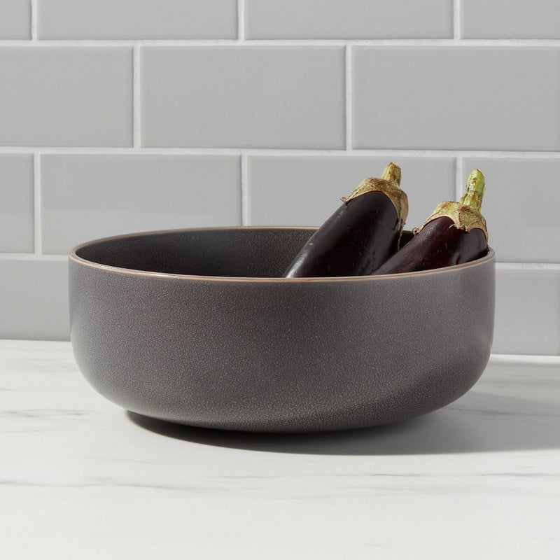 101oz Stoneware Tilley Serving Bowl Bronze - Threshold