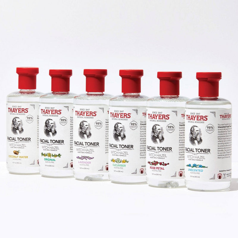 Thayers Natural Remedies Witch Hazel Alcohol Free Toner with Rose Petal - 12 fl oz