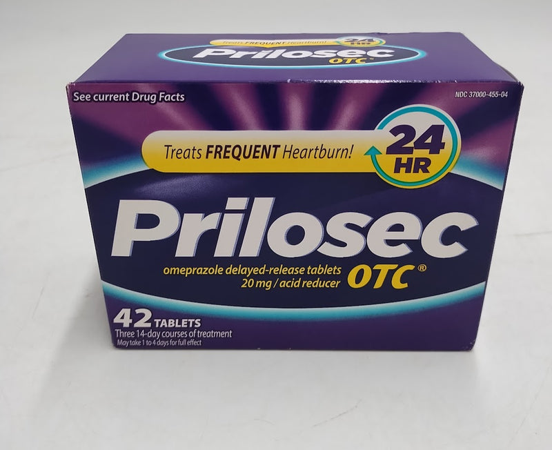 Prilosec OTC Omeprazole 20mg Delayed-Release Tablets - 42ct EXP:12/2026