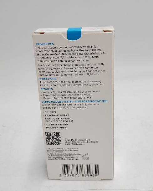 La Roche Posay Toleriane Double Repair Mini Face Moisturizer EXP 07/2027  EXP 12/2027