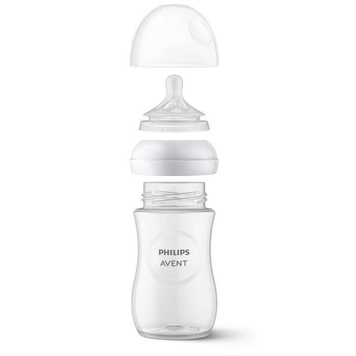 Philips Avent Natural Baby Bottle with Natural Response Nipple - Clear - 9oz