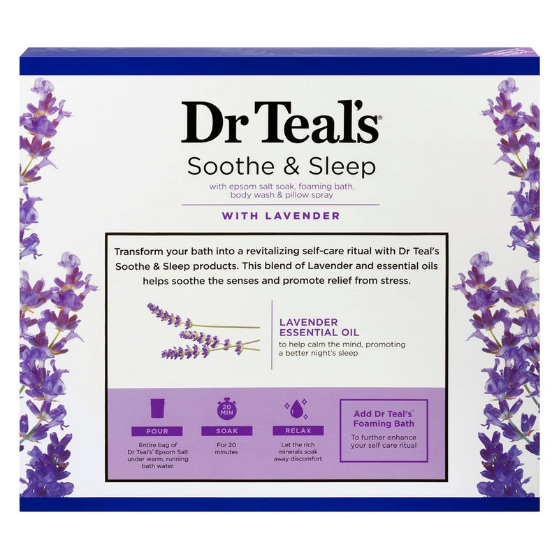 Dr Teal's Lavender Regimen Bath and Body Gift Set - 4pc