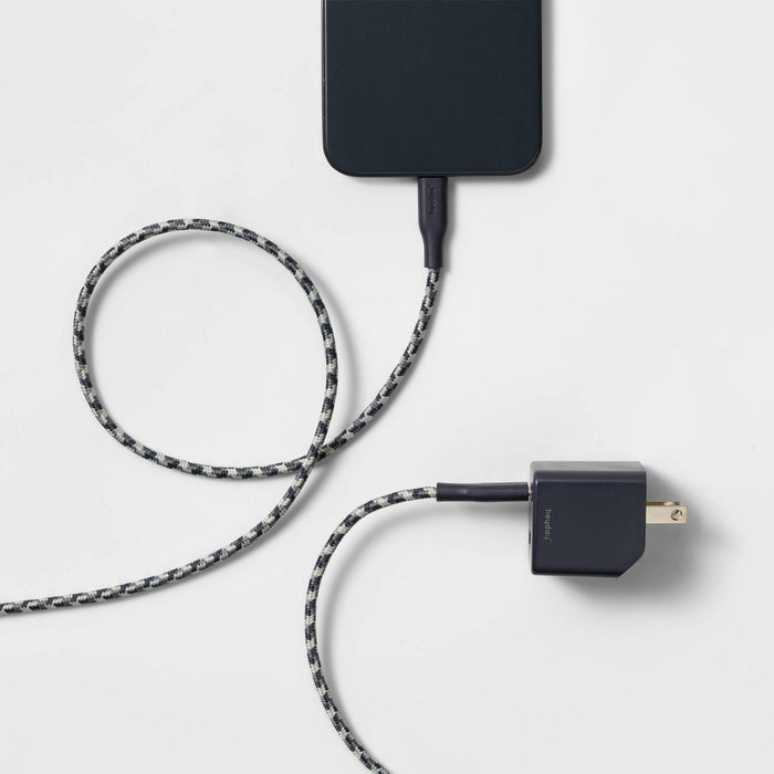 6' Lightning to USB-C Power Delivery Home Charging Kit - heyday Dusk Blue