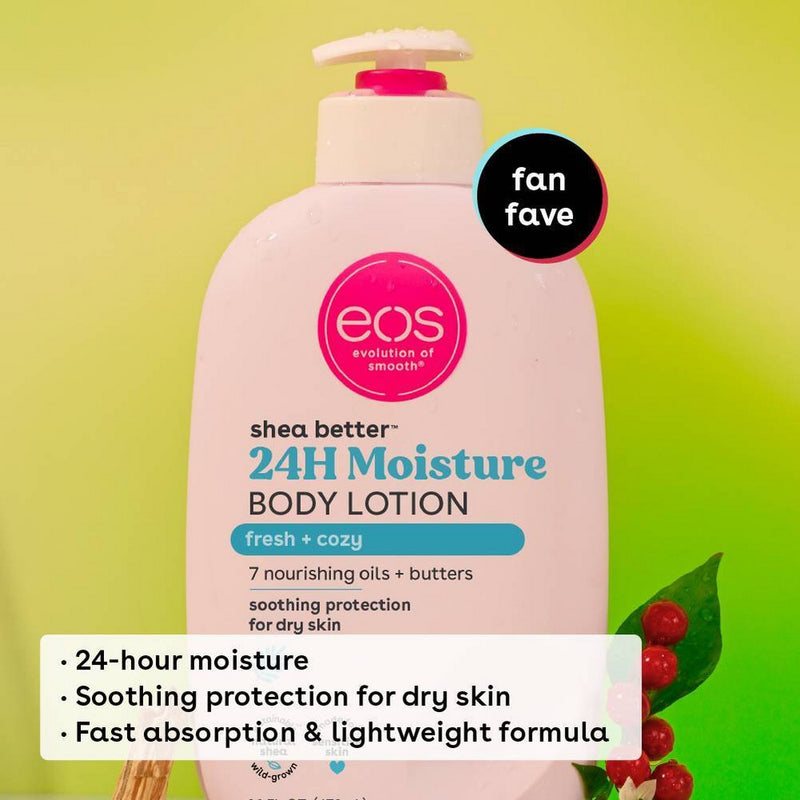 eos Shea Better Fresh and Cozy Moisture Body Lotion - 16 fl oz