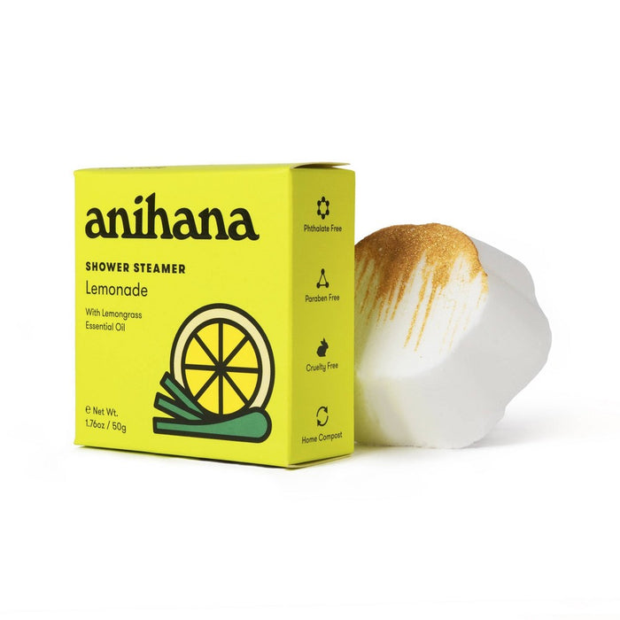 anihana Aromatherapy Essential Oil Lemonade Shower Steamer - 1.76oz
