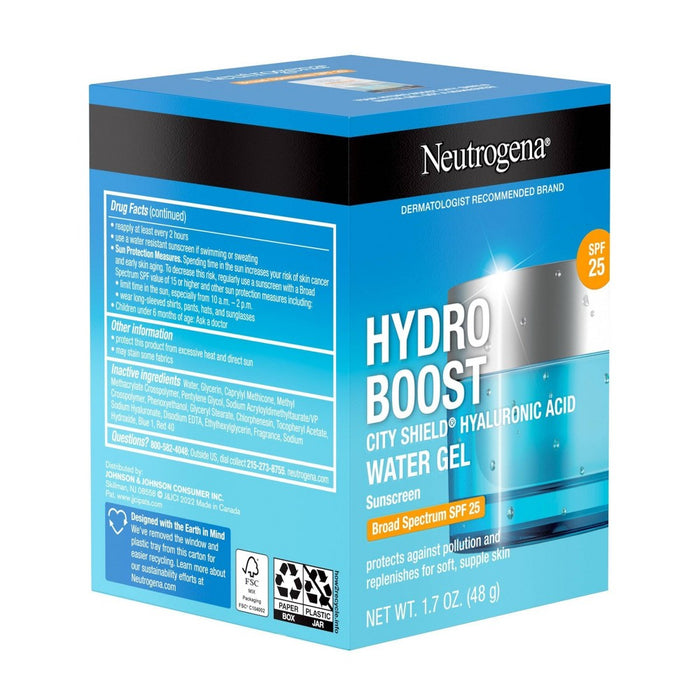Neutrogena Hydro Boost City Shield Hydrating Water Gel - SPF 25 - 1.7 oz