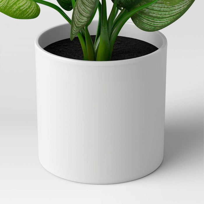 7" x 11" Artificial Variegated Leaf Arrangement - Threshold