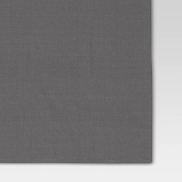 84" x 60" Solid Tablecloth Gray - Threshold