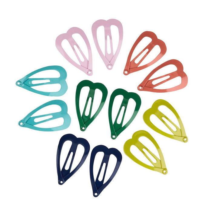 scunci Kids Heart Snap Clips - 12pk