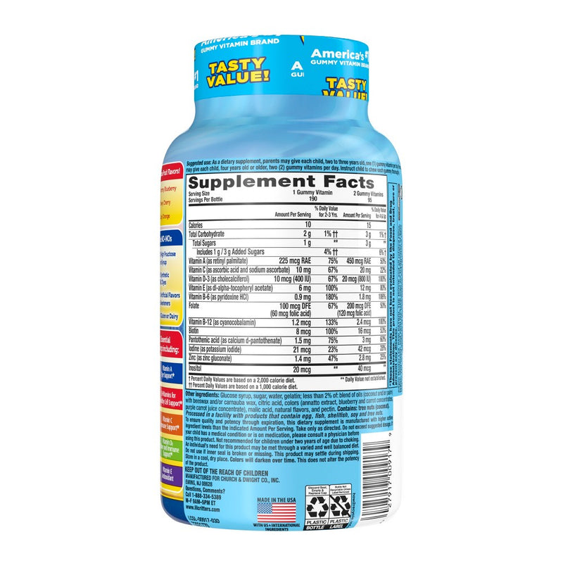 L'il Critters Paw Patrol Multivitamin Dietary Supplements - 190ct