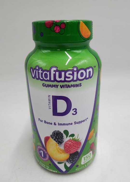 Vitafusion Vitamin D3 Gummy Vitamins - 150ct EXP 05/2026